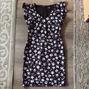 Tommy Hilfiger Floral Black Dress